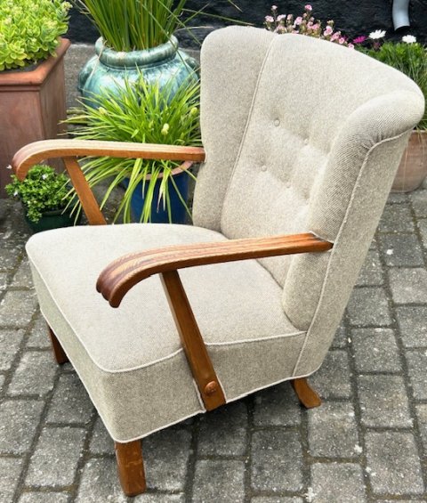 Overpolstret lænestol Overpolstret lænestol