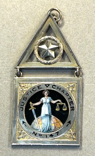 Frimurer vedhæng Justice Chapter Frimurer vedhæng Justice Chapter