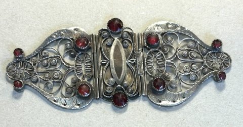 Bogspænde i sølv Bogspænde i sølv