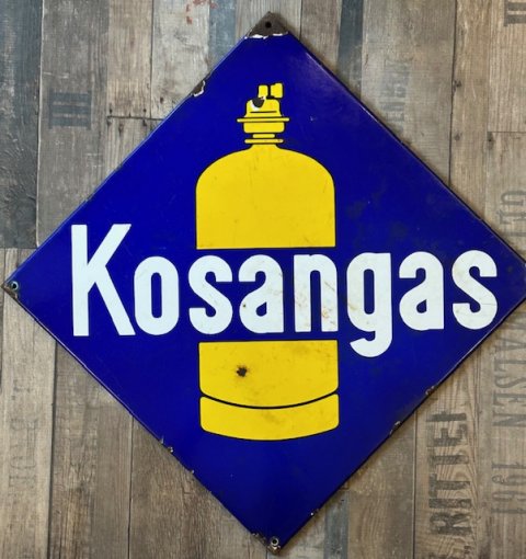 Kosangas emaljekilt, Stort