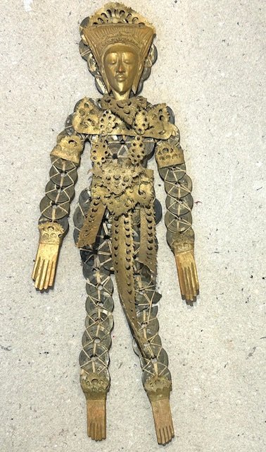 Figur lavet i cash mønter Figur lavet i cash mønter